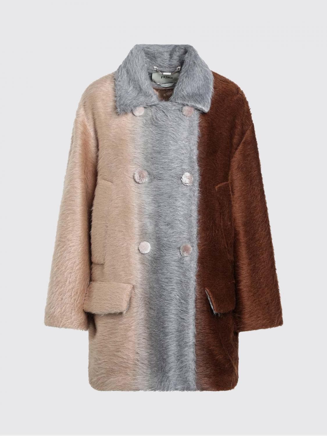 Fendi Coat Woman color Pink