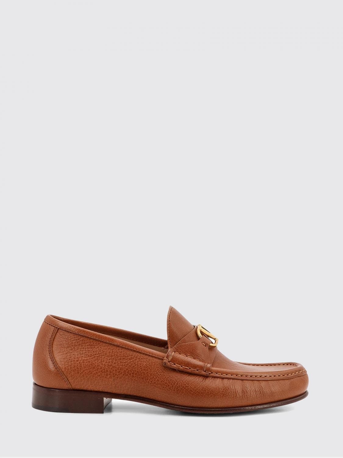 Valentino Garavani Loafers Men color Tobacco