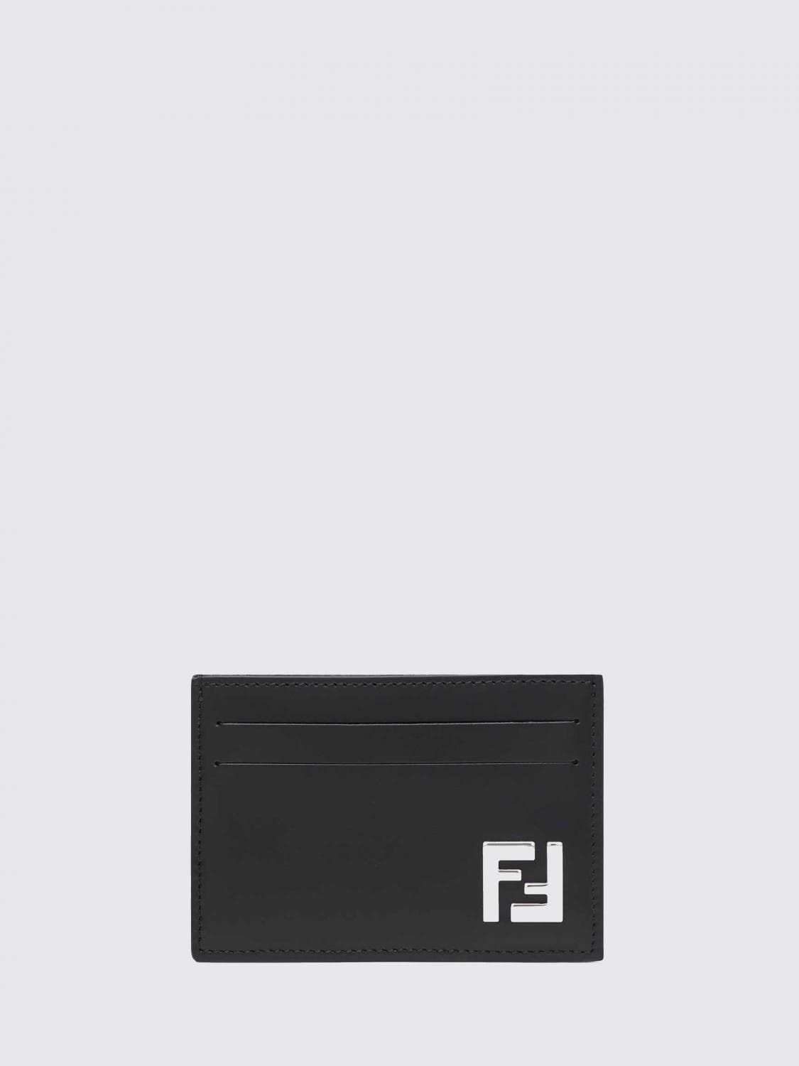 Fendi Wallet Men color Black