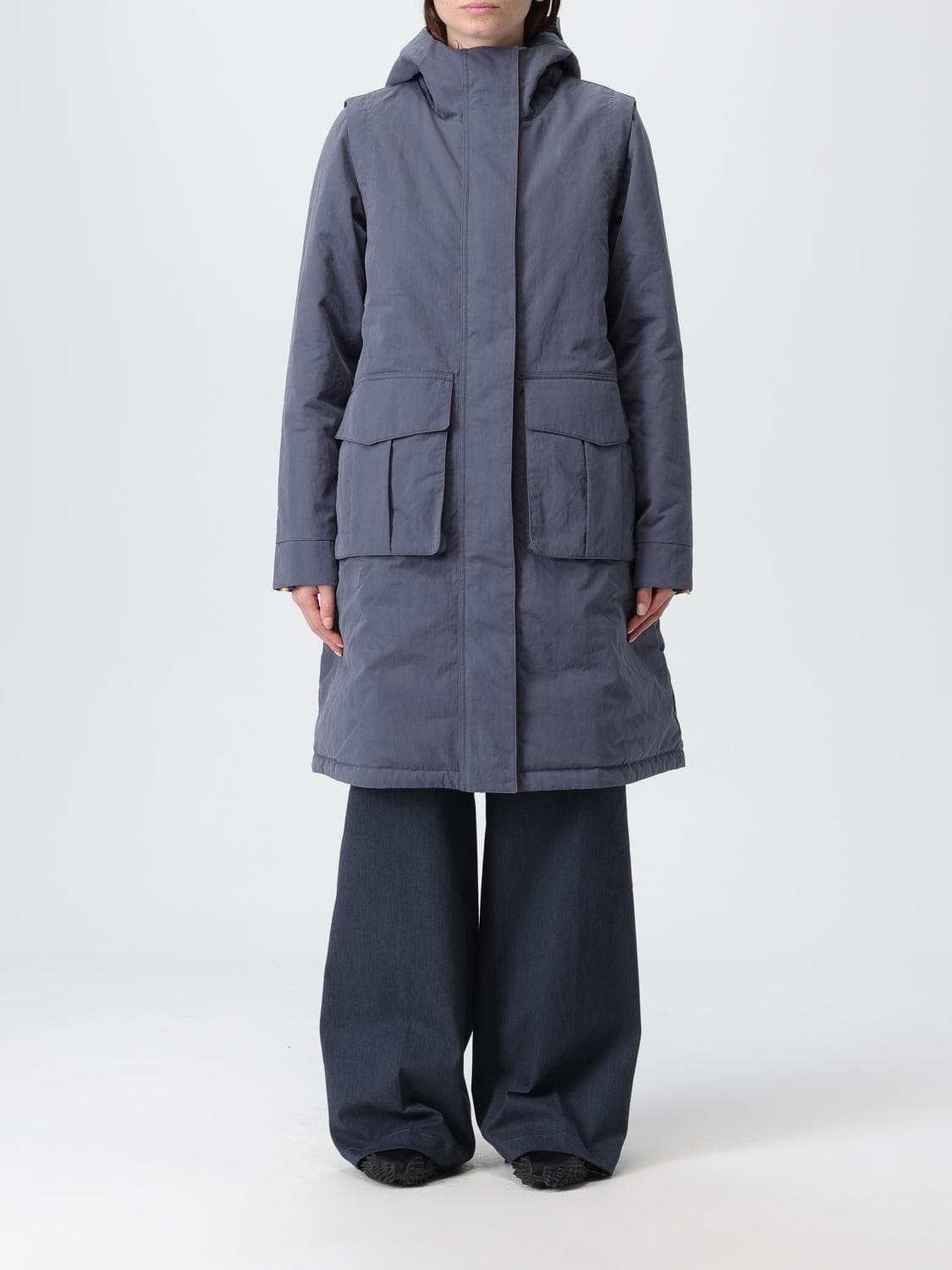 K-Way Coat Woman color Blue