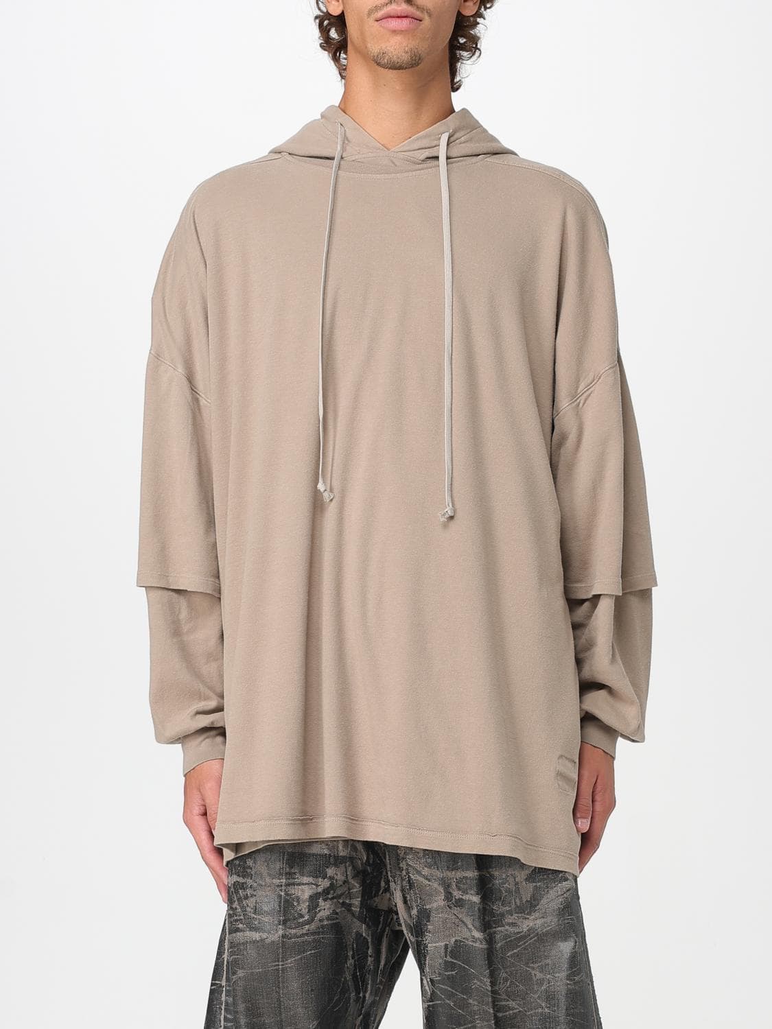 Rick Owens Drkshdw Sweatshirt Men color Pearl