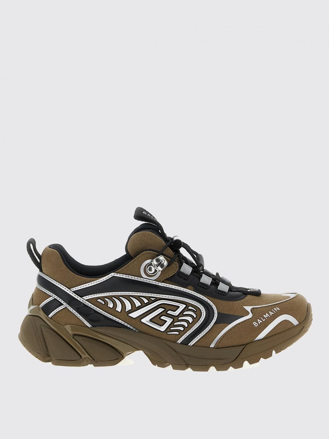 Balmain Sneakers Men color Green