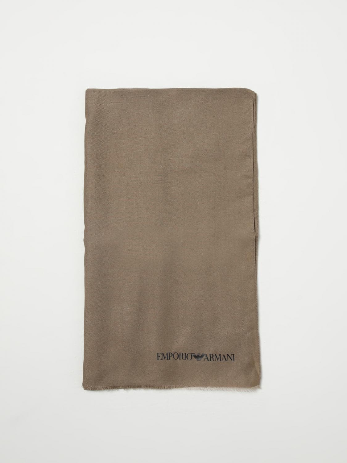 Giorgio Armani Scarf Men color Walnut · OS