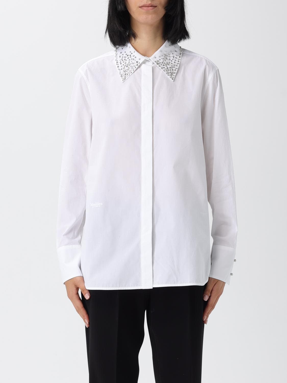 Max Mara Shirt Woman color White