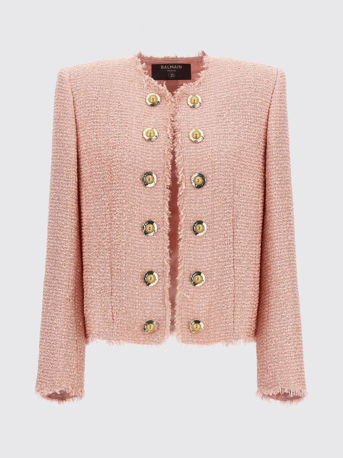 Balmain Jacket Woman color Pink · 34