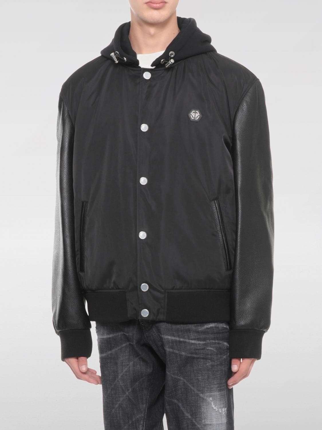 Philipp Plein Jacket Men color Black · L