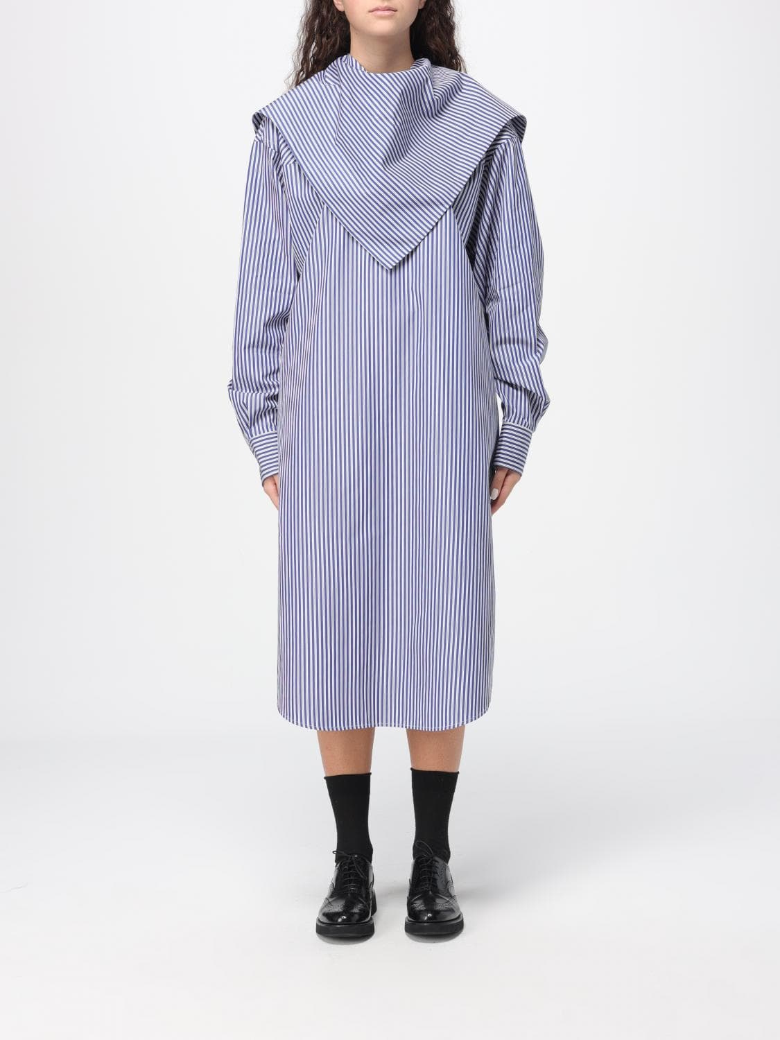 Ami Paris Dress Woman color Gnawed Blue · S