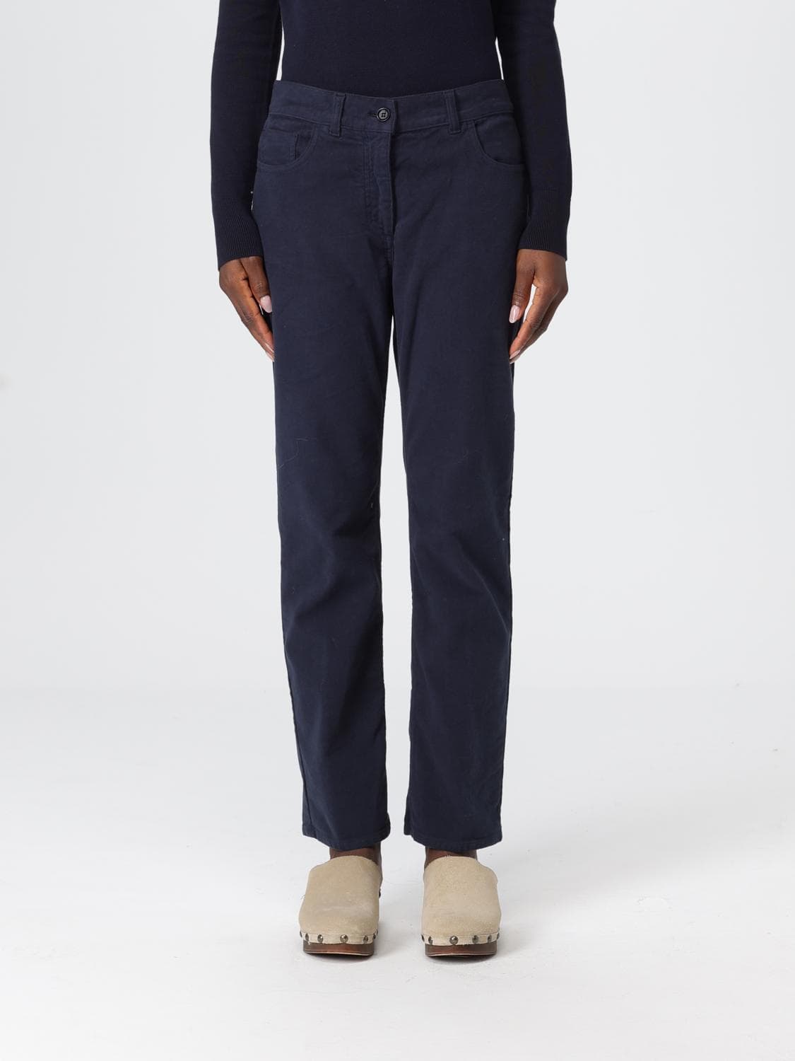 Aspesi Pants Woman color Blue