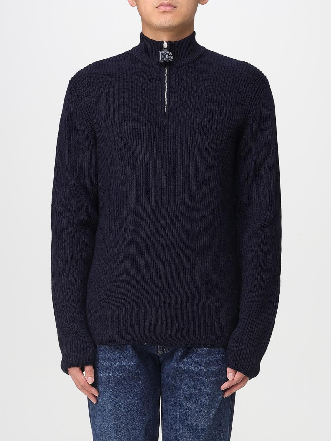 Dolce & Gabbana Sweater Men color Blue · 52