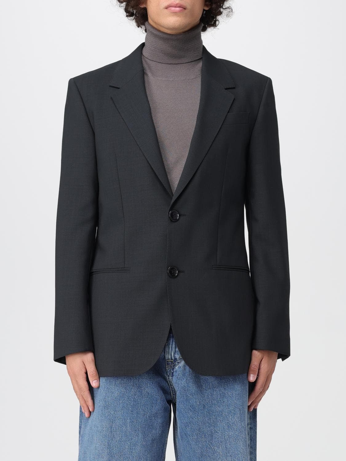 Ami Paris Jacket Men color Charcoal