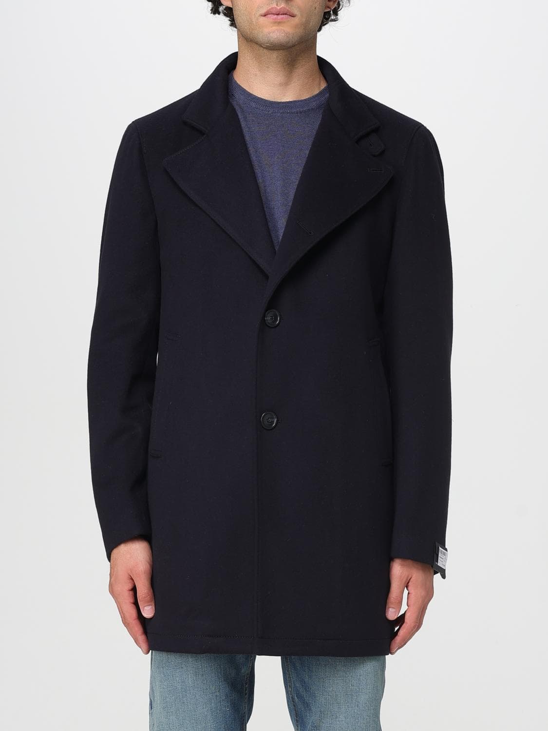 Tagliatore Coat Men color Blue