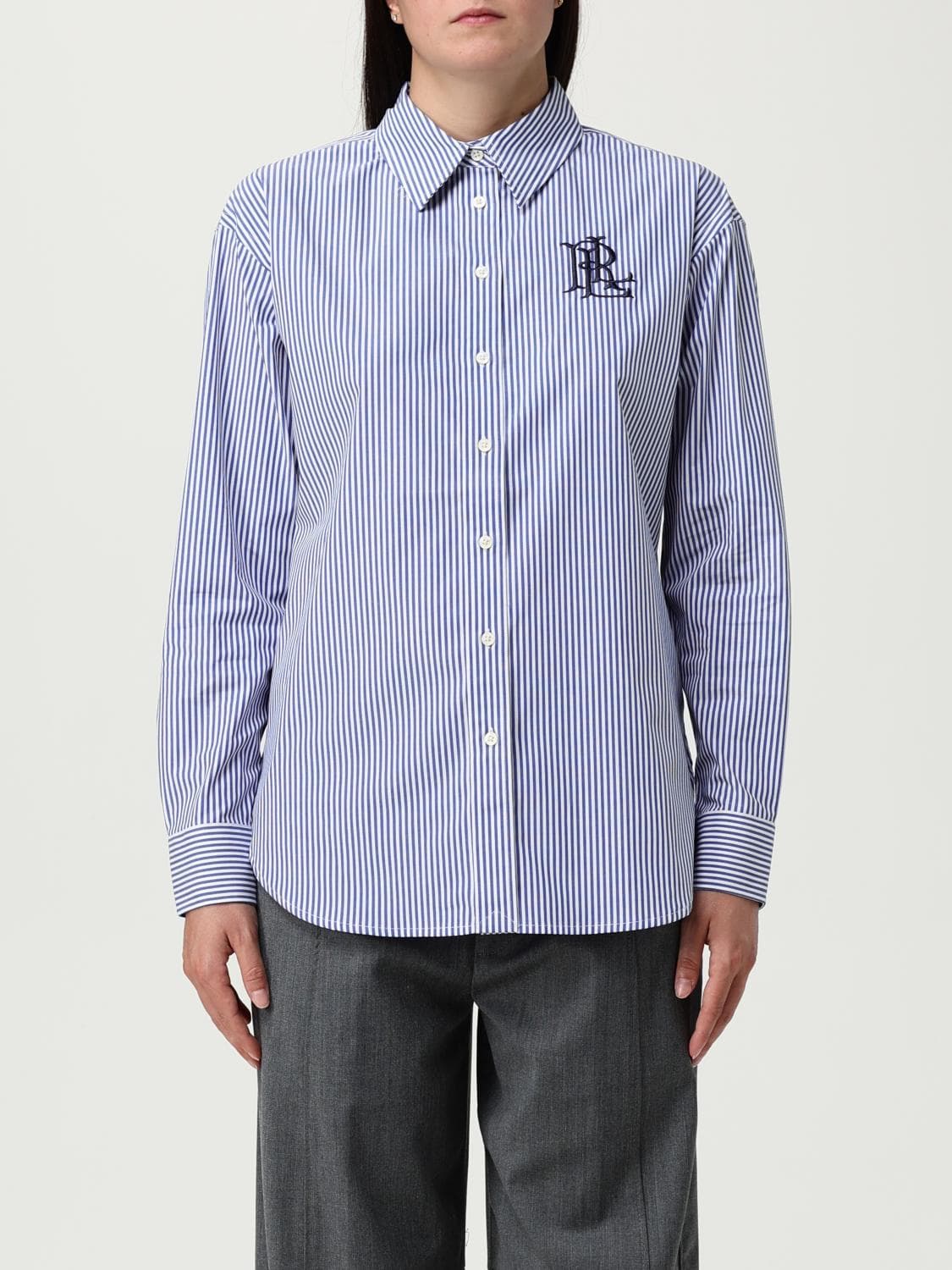 Polo Ralph Lauren Shirt Woman color Gnawed Blue