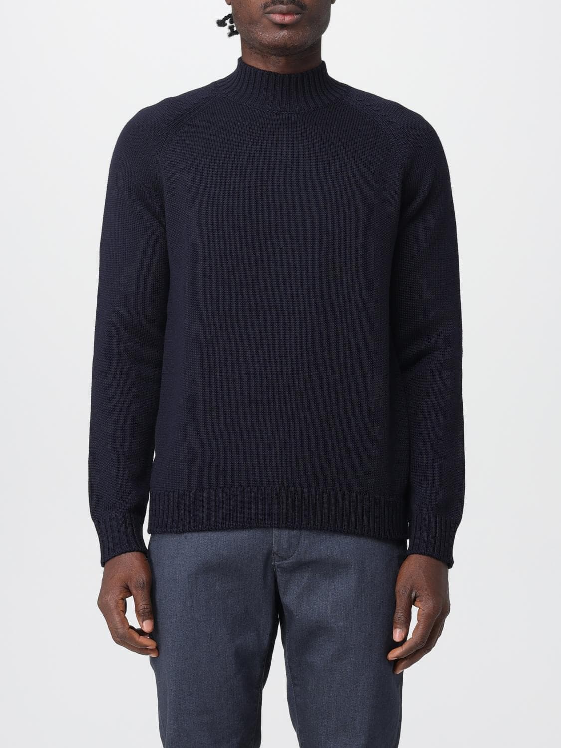 Zanone Sweater Men color Blue