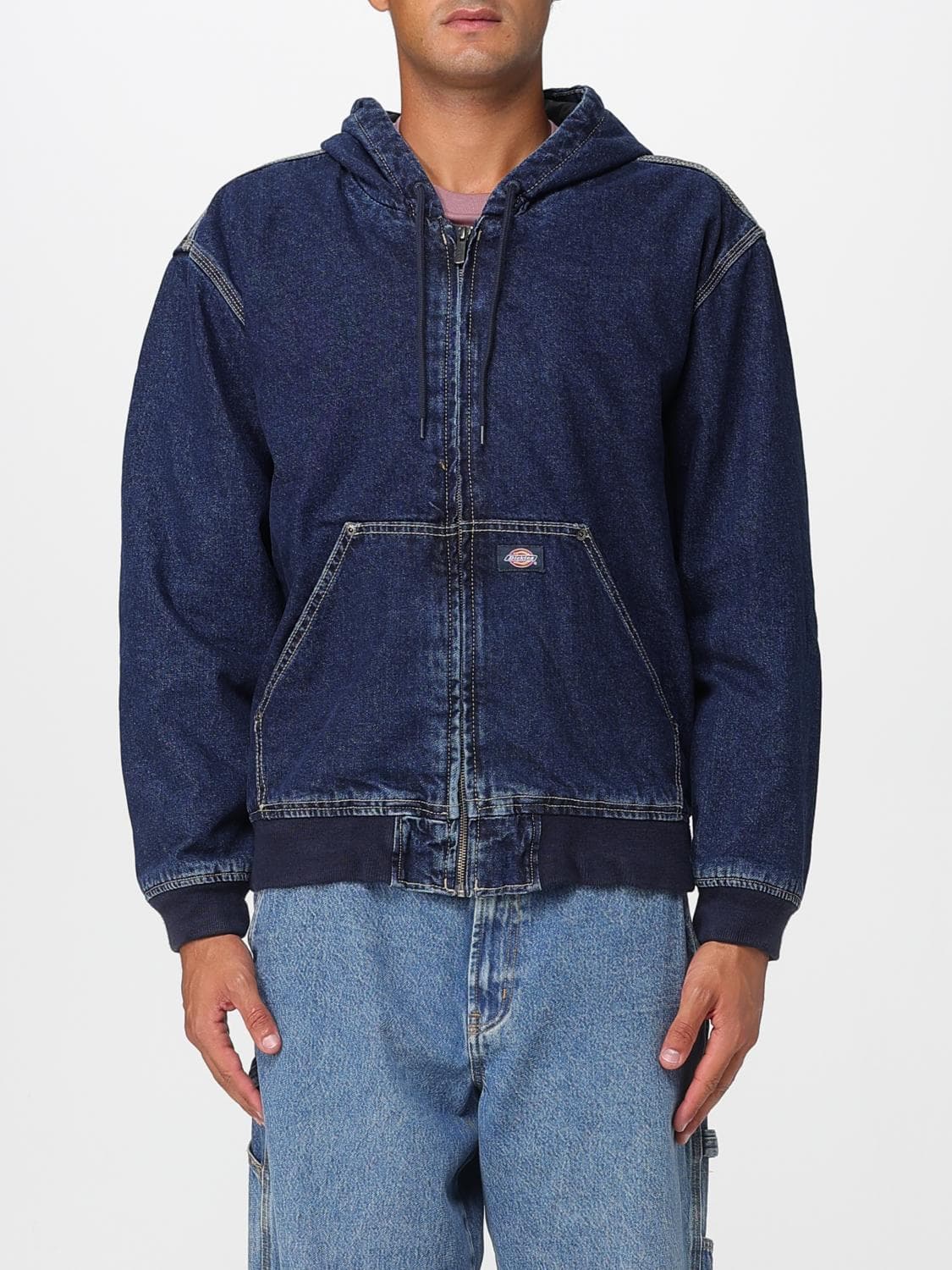Dickies Jacket Men color Denim