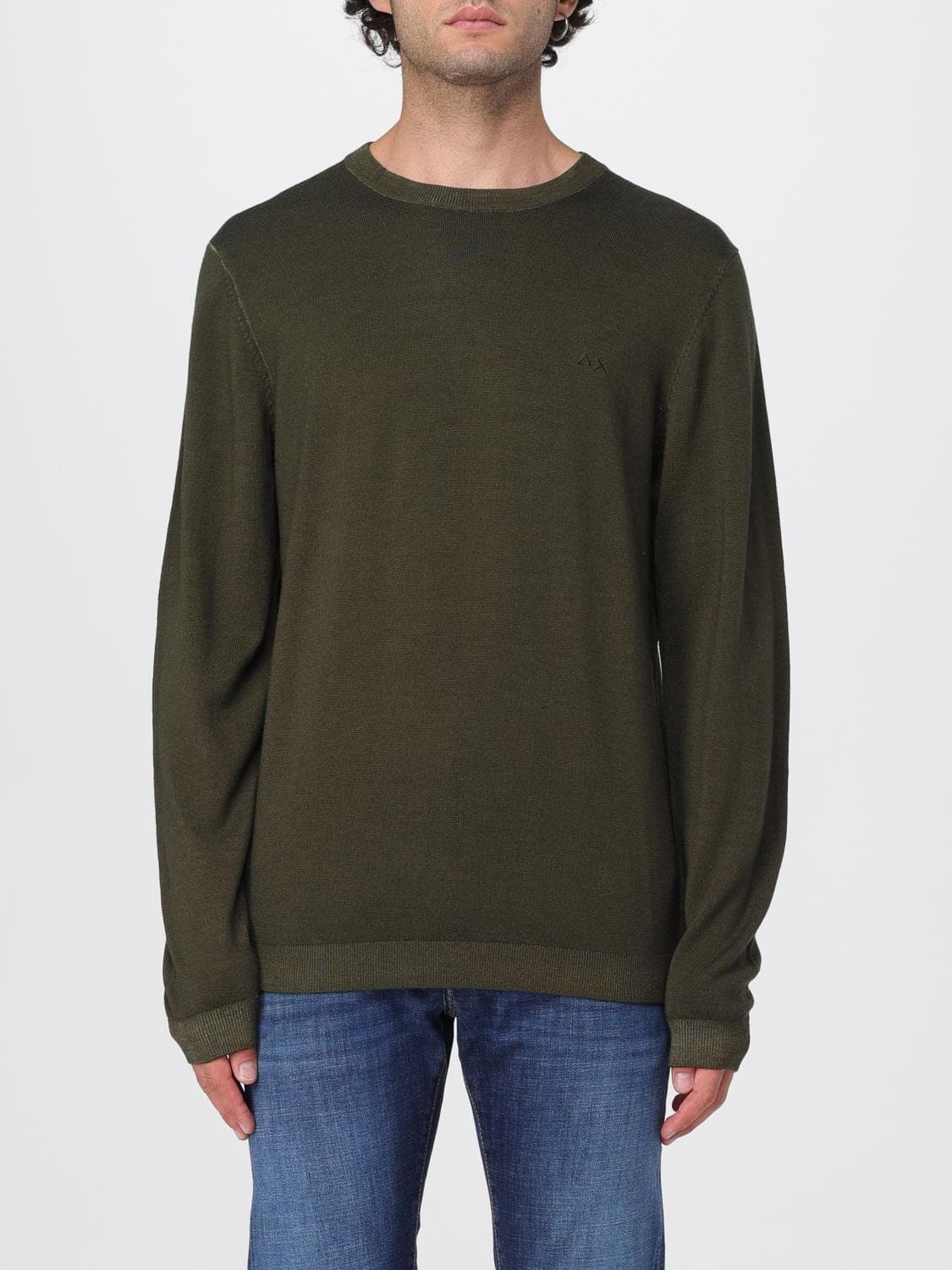 Sun68 Sweater Men color Military