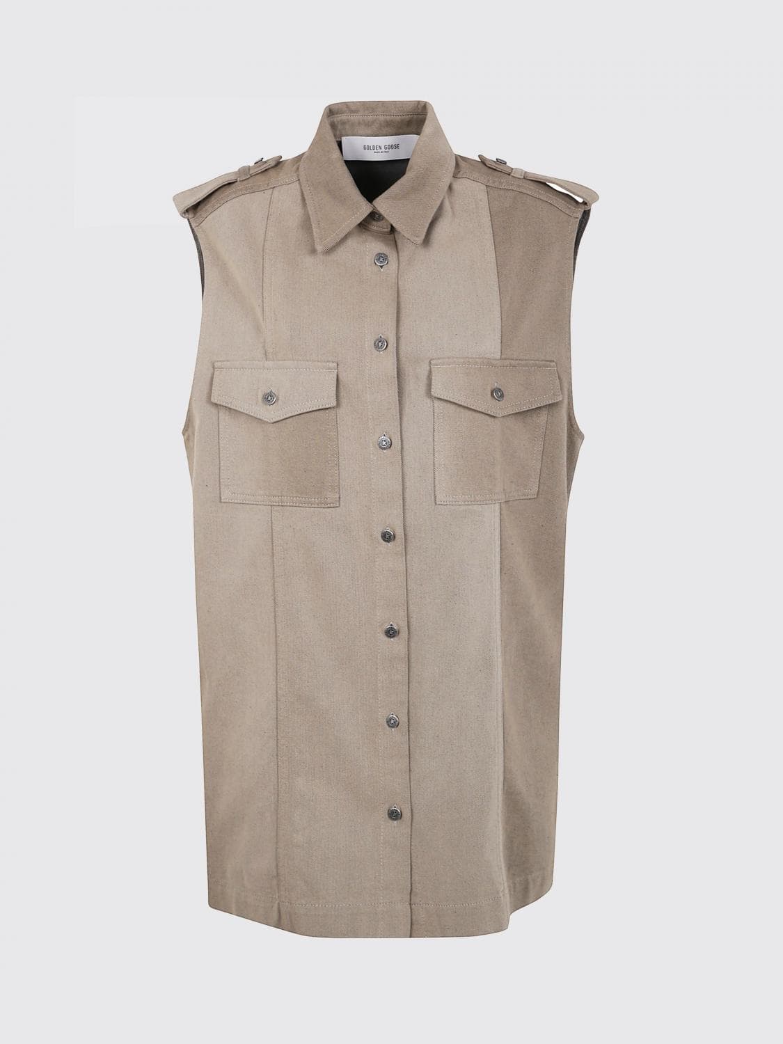 Golden Goose Shirt Woman color Coffee · S