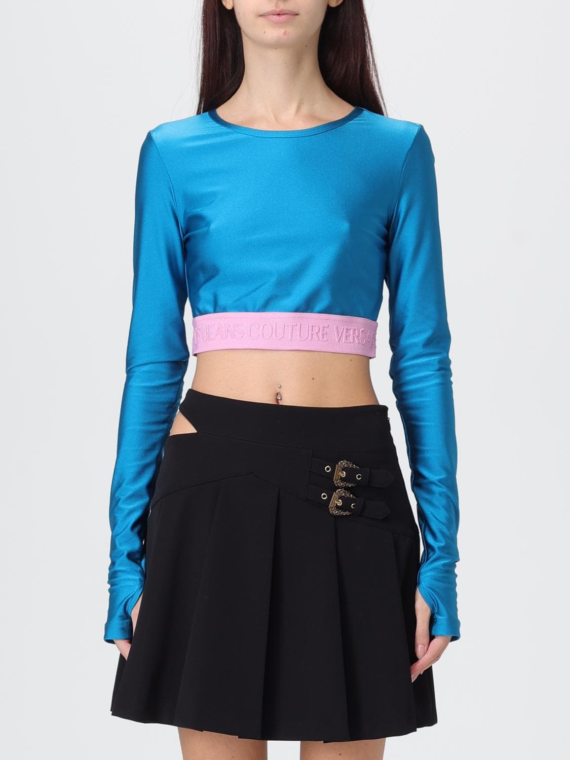 Versace Jeans Couture Top Woman color Blue