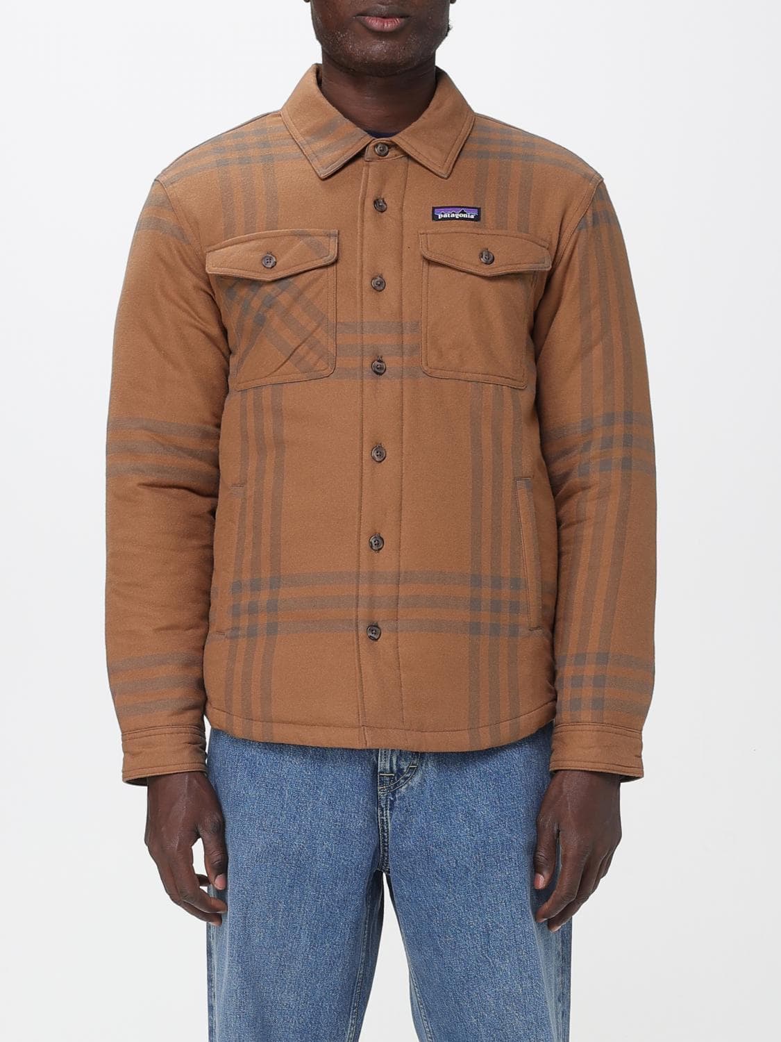 Patagonia Jacket Men color Brown