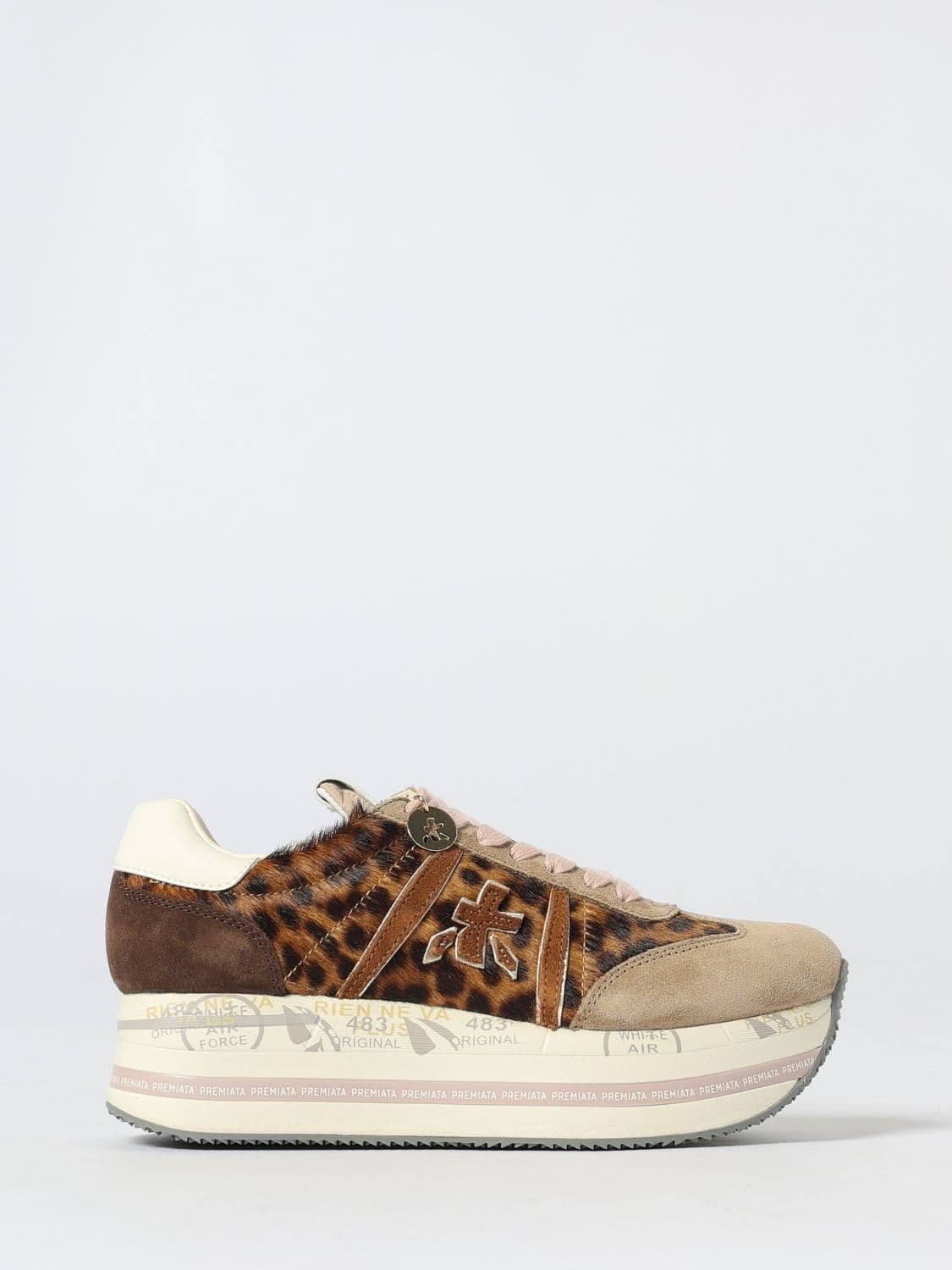 Premiata Sneakers Woman color Savannah
