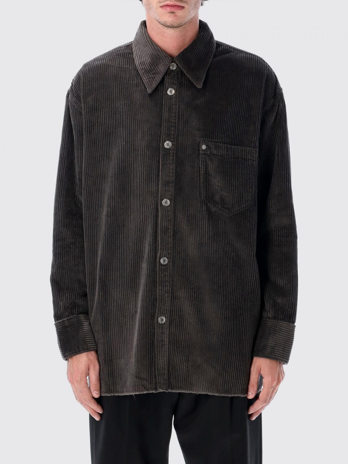 Ami Paris Shirt Men color Grey