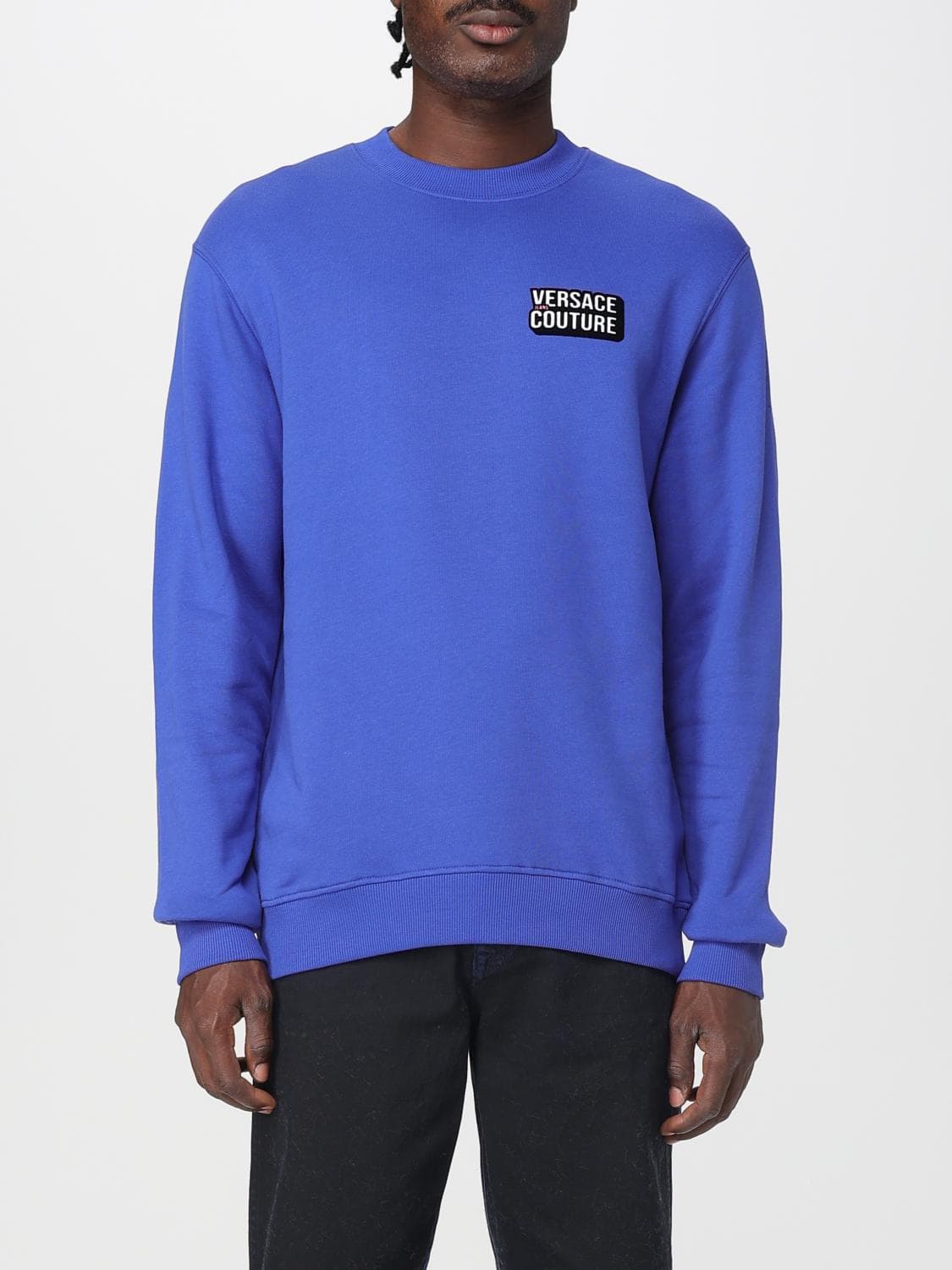 Versace Jeans Couture Sweatshirt Men color Blue