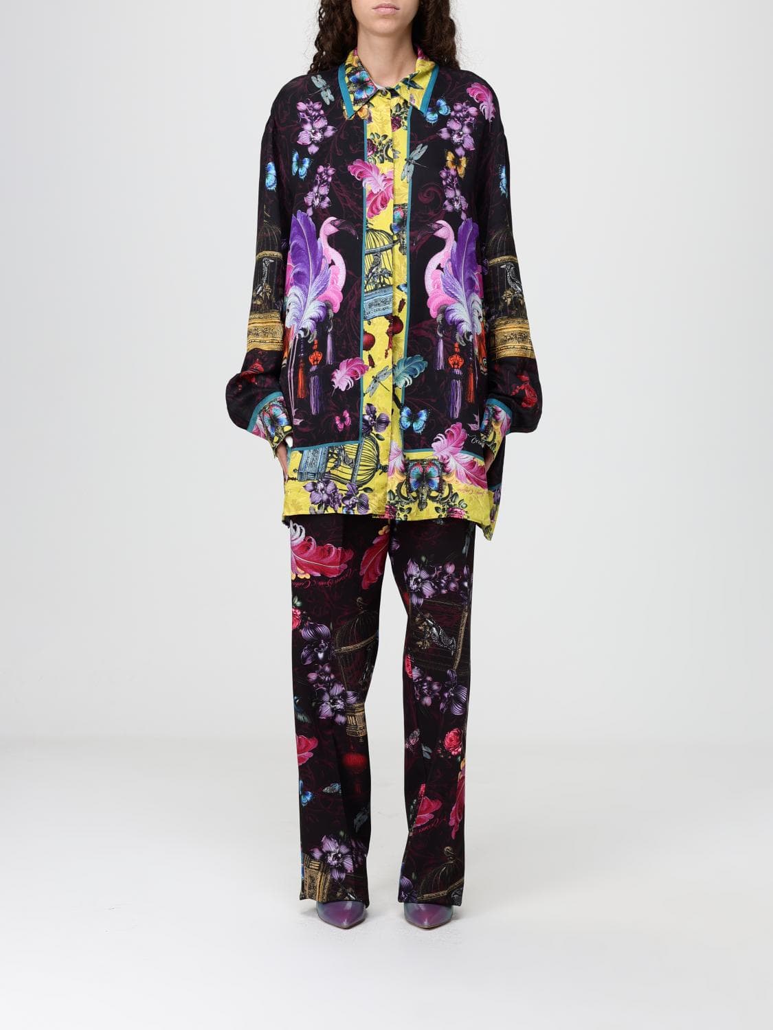Versace Jeans Couture Shirt Woman color Multicolor