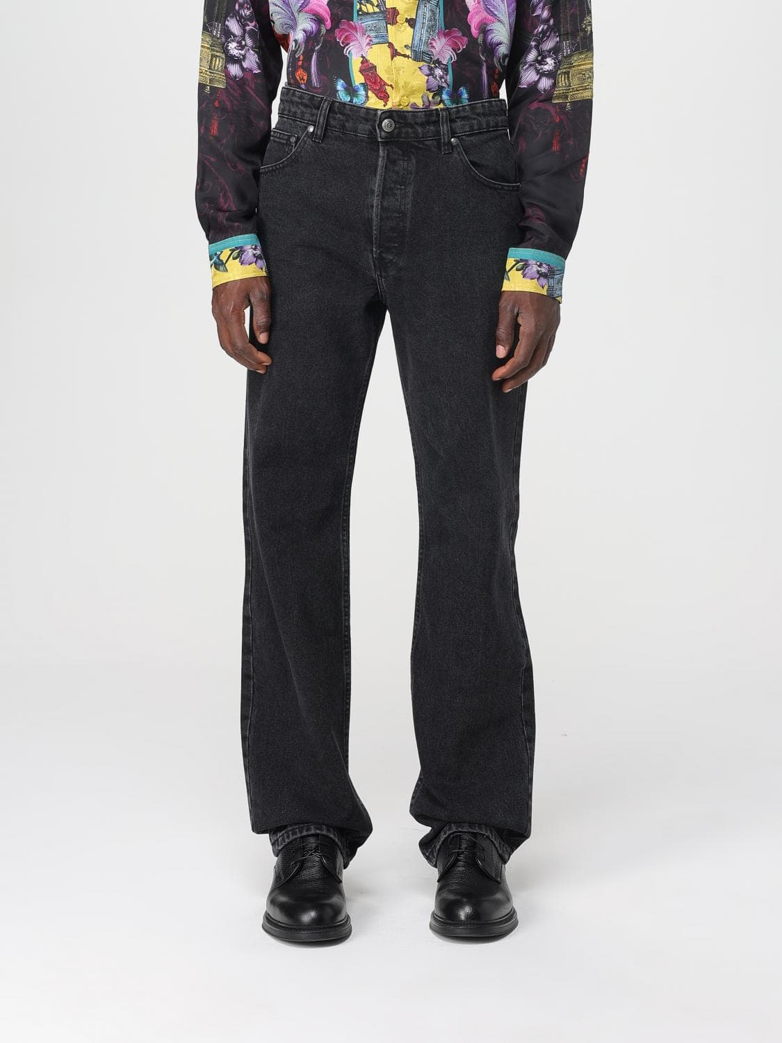 Just Cavalli Jeans Men color Grey