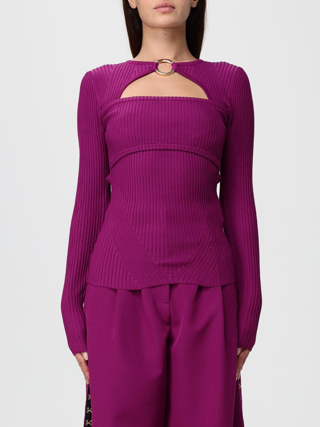 Just Cavalli Top Woman color Violet