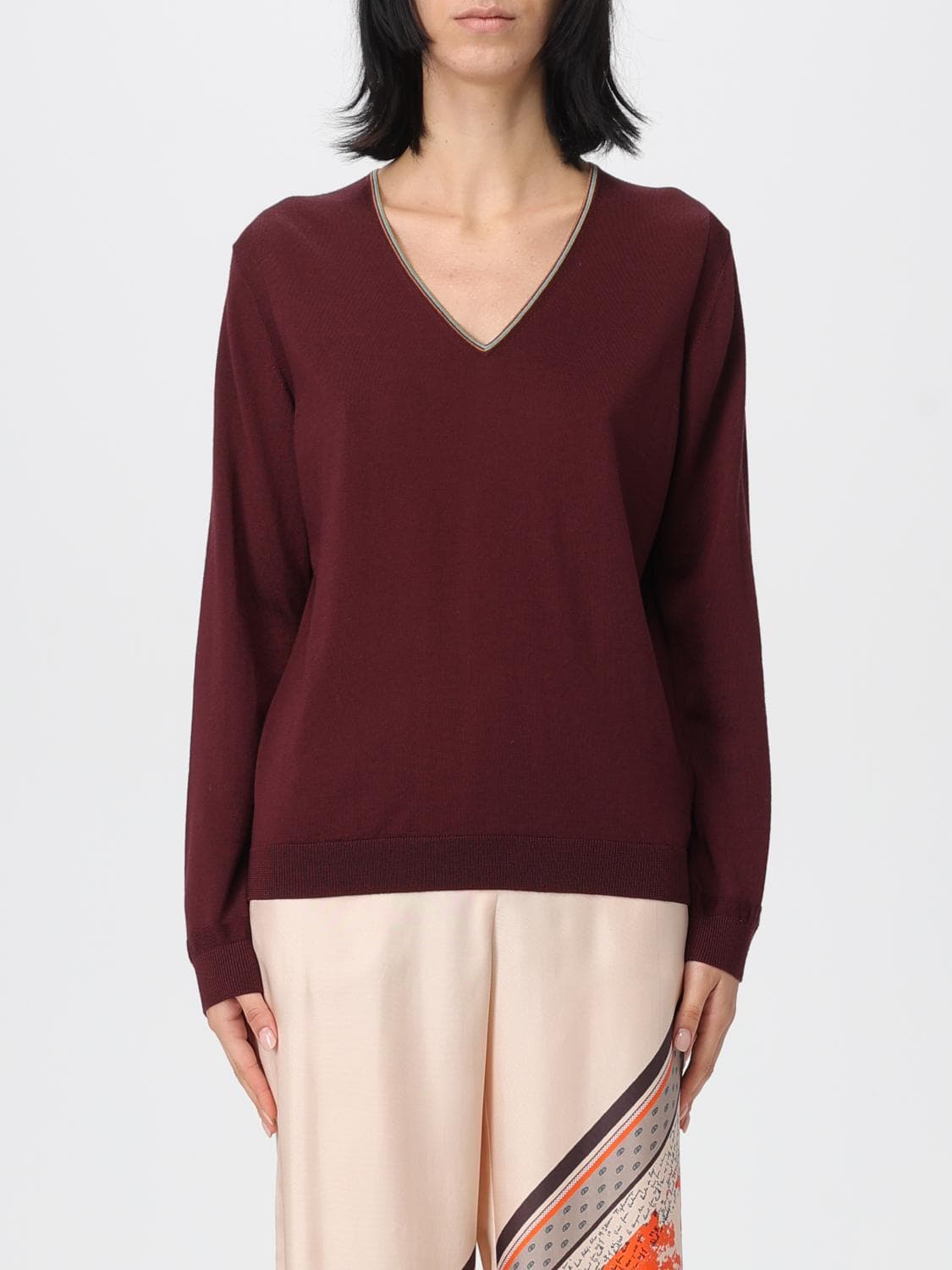 Paul Smith Sweater Woman color Burgundy