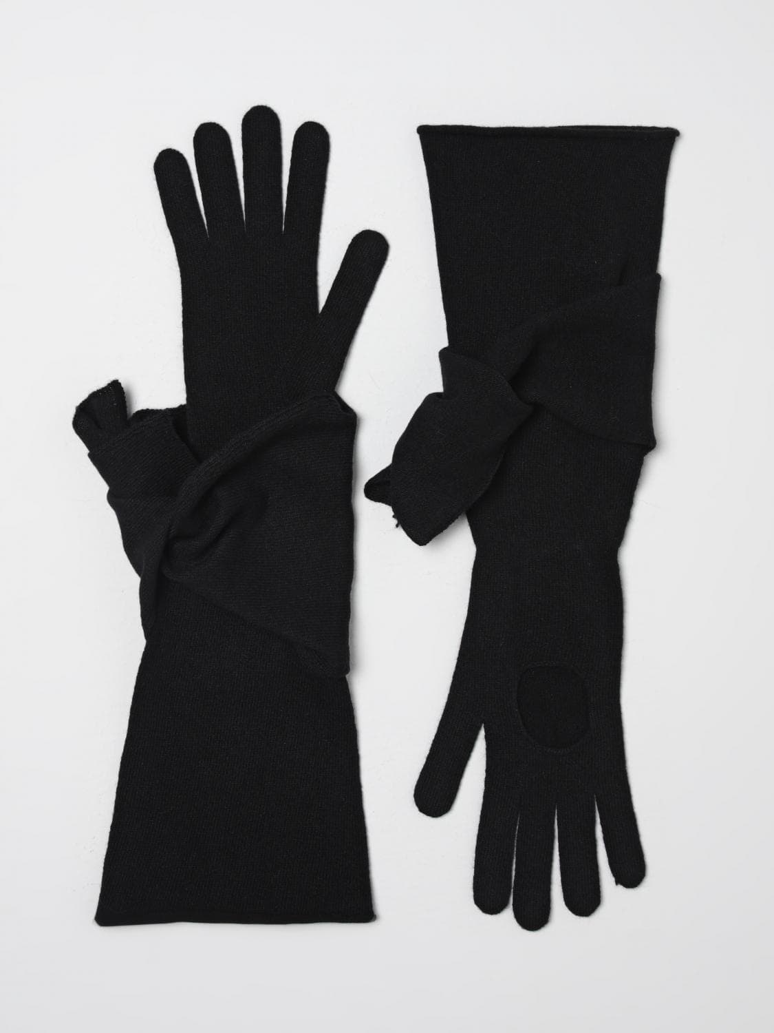 Moschino Couture Gloves Woman color Black