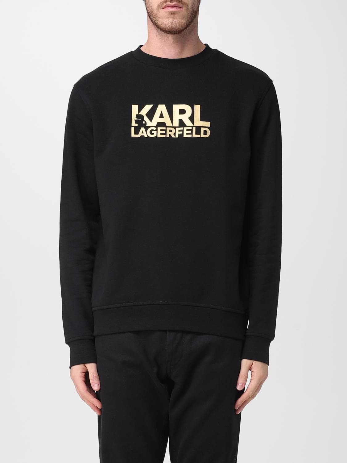 Karl Lagerfeld Sweatshirt Men color Silver