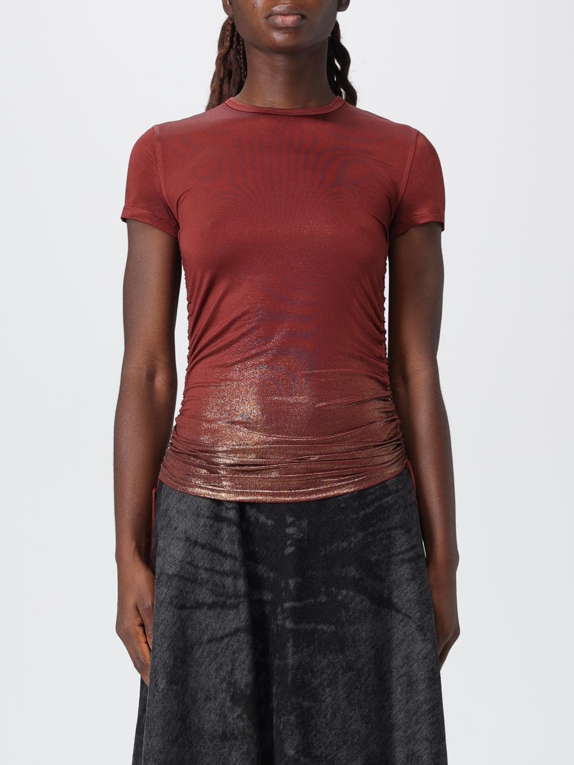 Diesel Top Woman color Brown