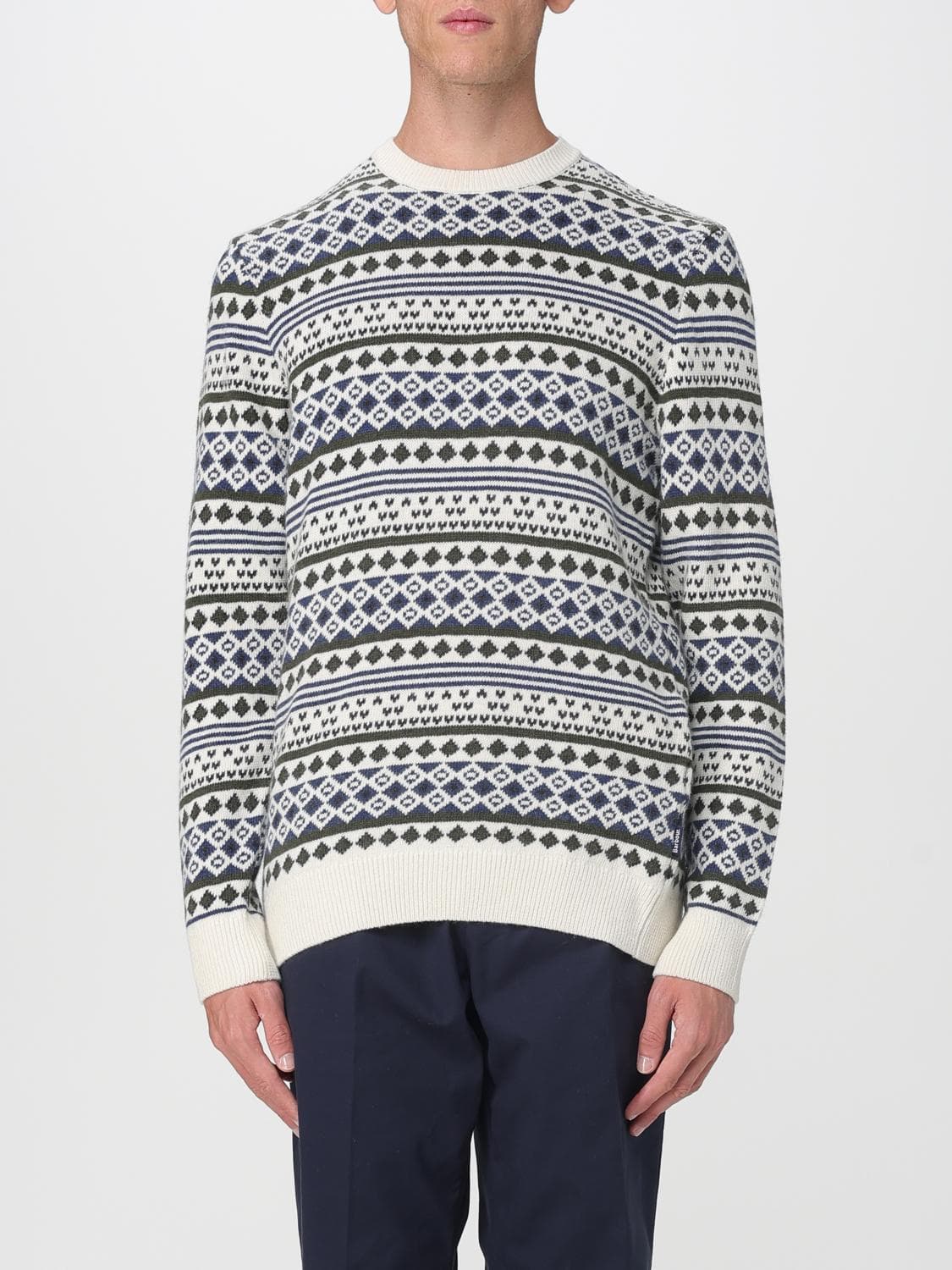 Barbour Sweater Men color White