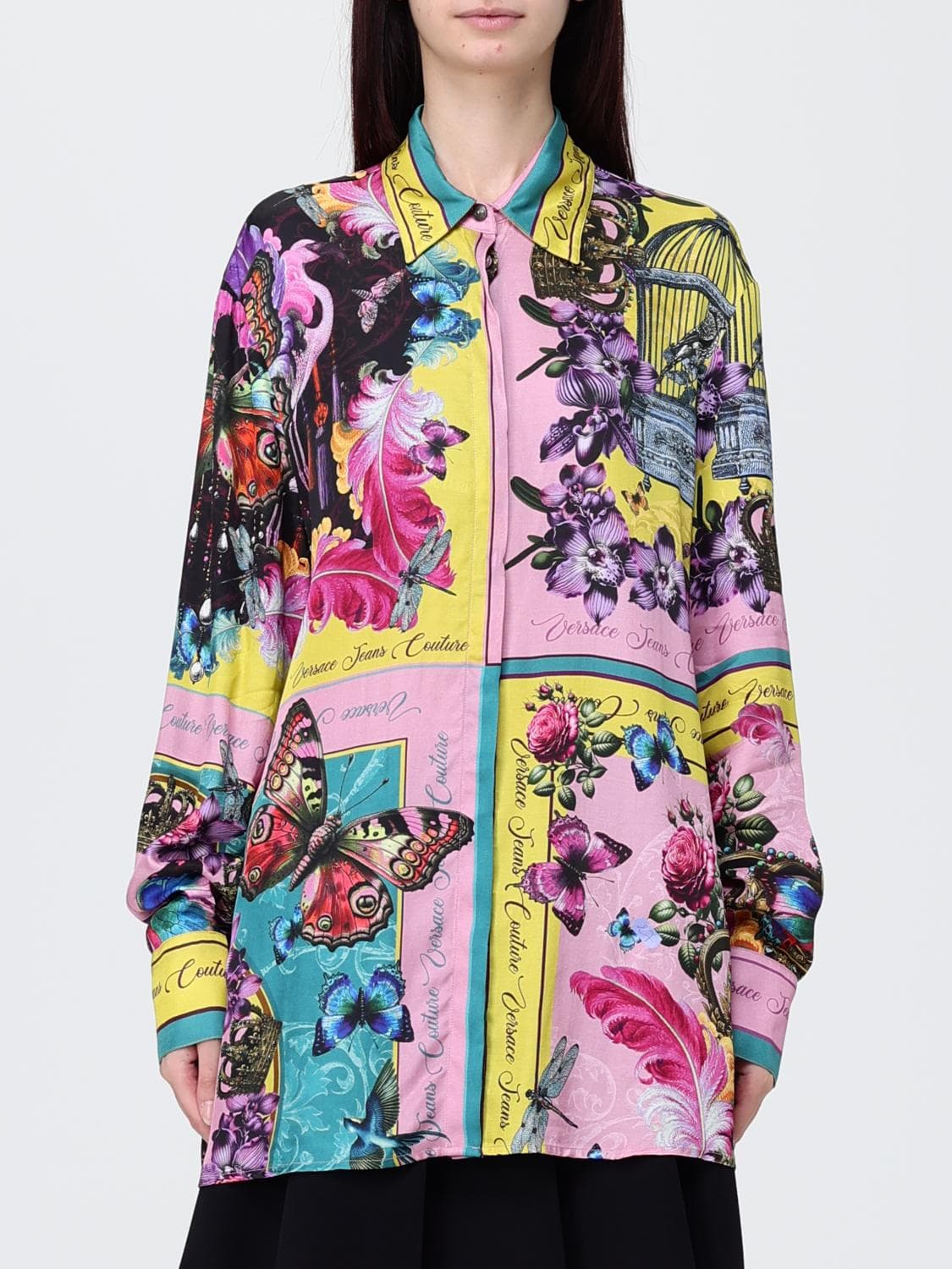 Versace Jeans Couture Shirt Woman color Pink
