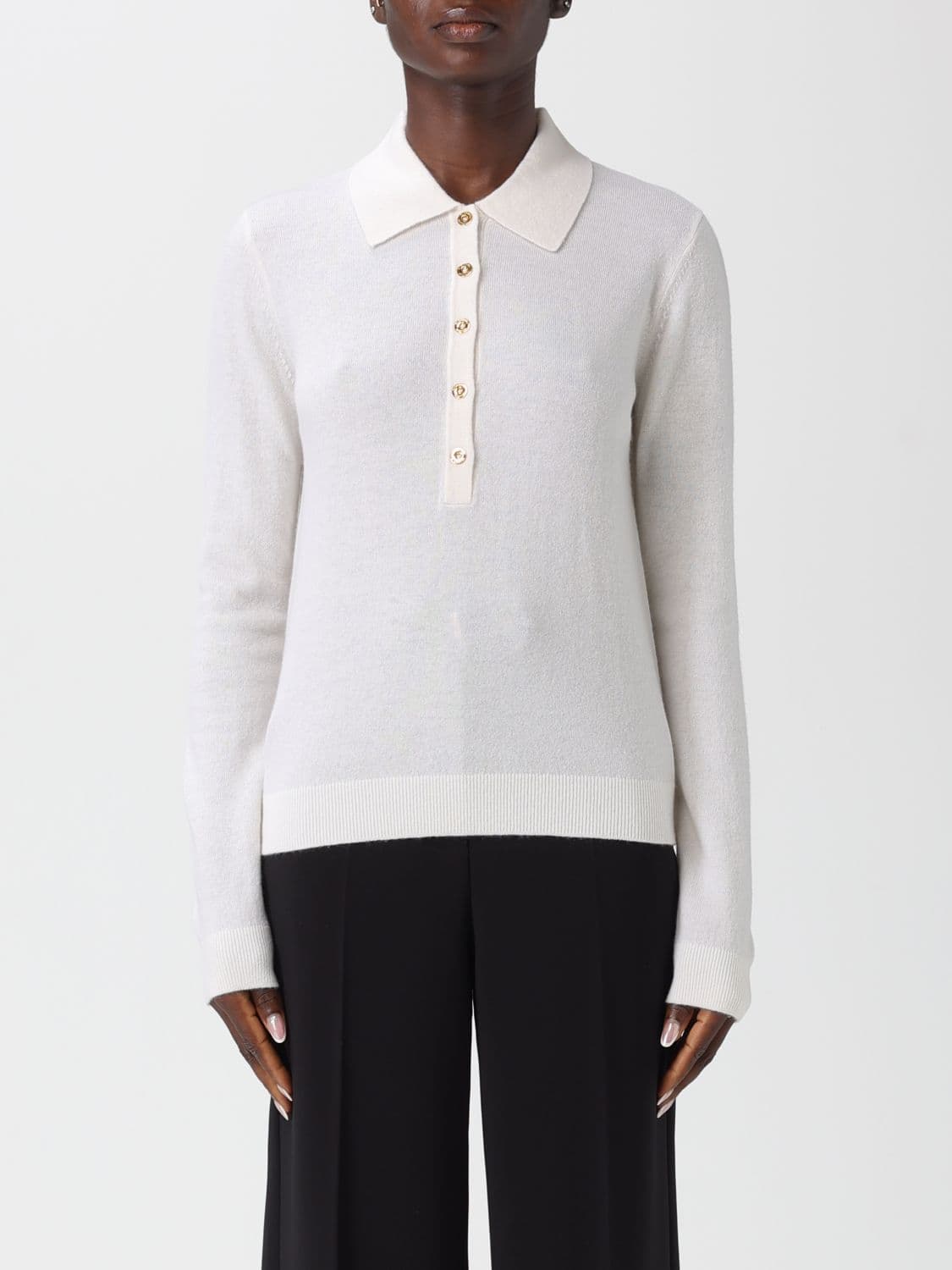 Elisabetta Franchi Polo Shirt Woman color Milk · 42