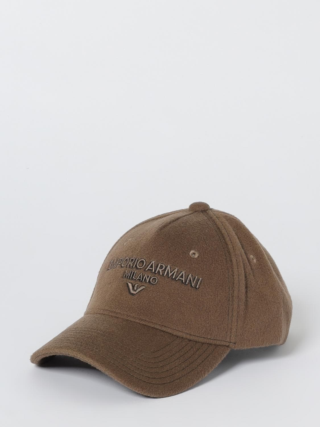 Emporio Armani Hat Men color Beige · OS