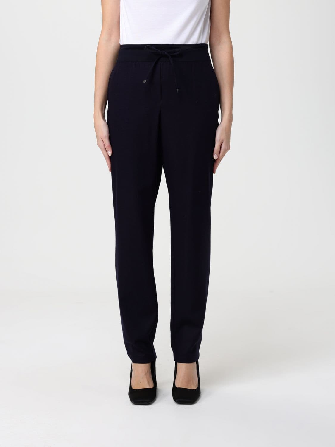 Lorena Antoniazzi Pants Woman color Blue