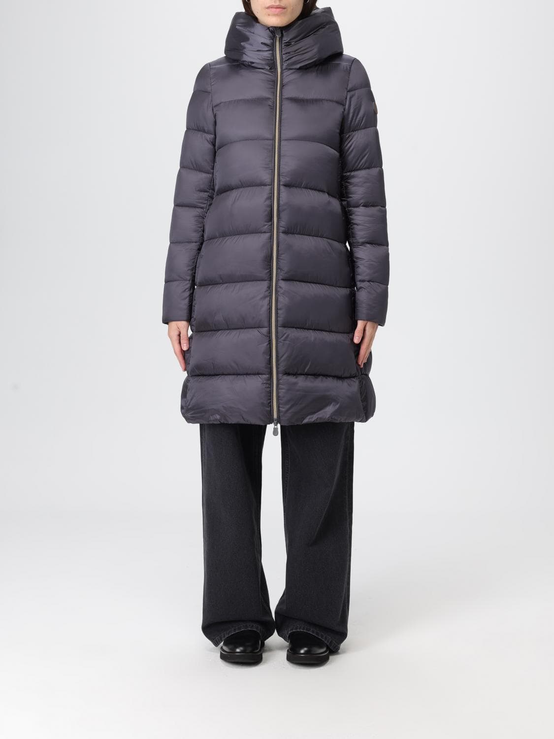 Save The Duck Jacket Woman color Grey