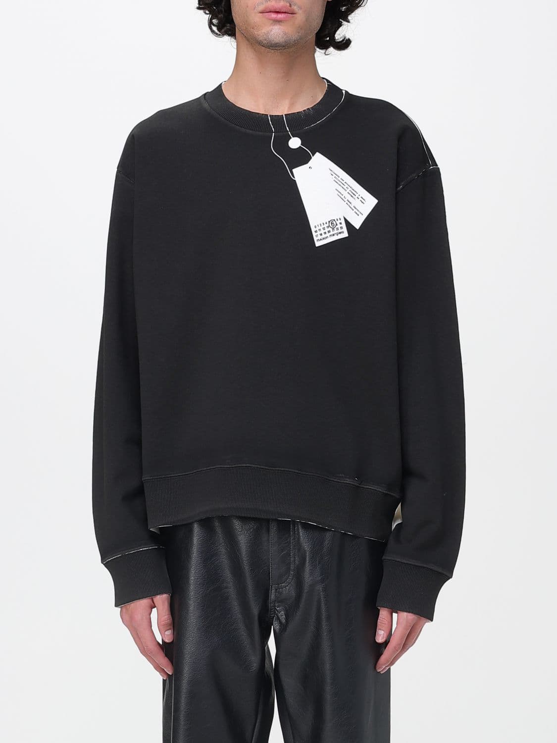 Mm6 Maison Margiela Sweatshirt Men color White