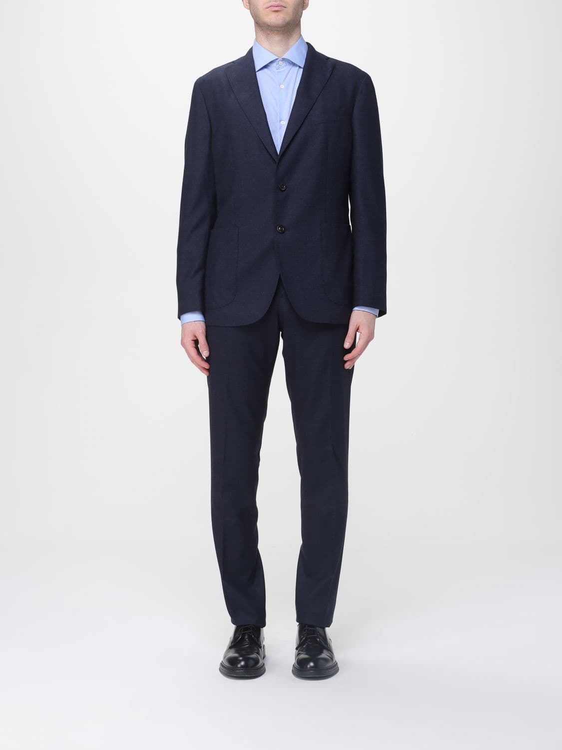 Boglioli Suit Men color Blue