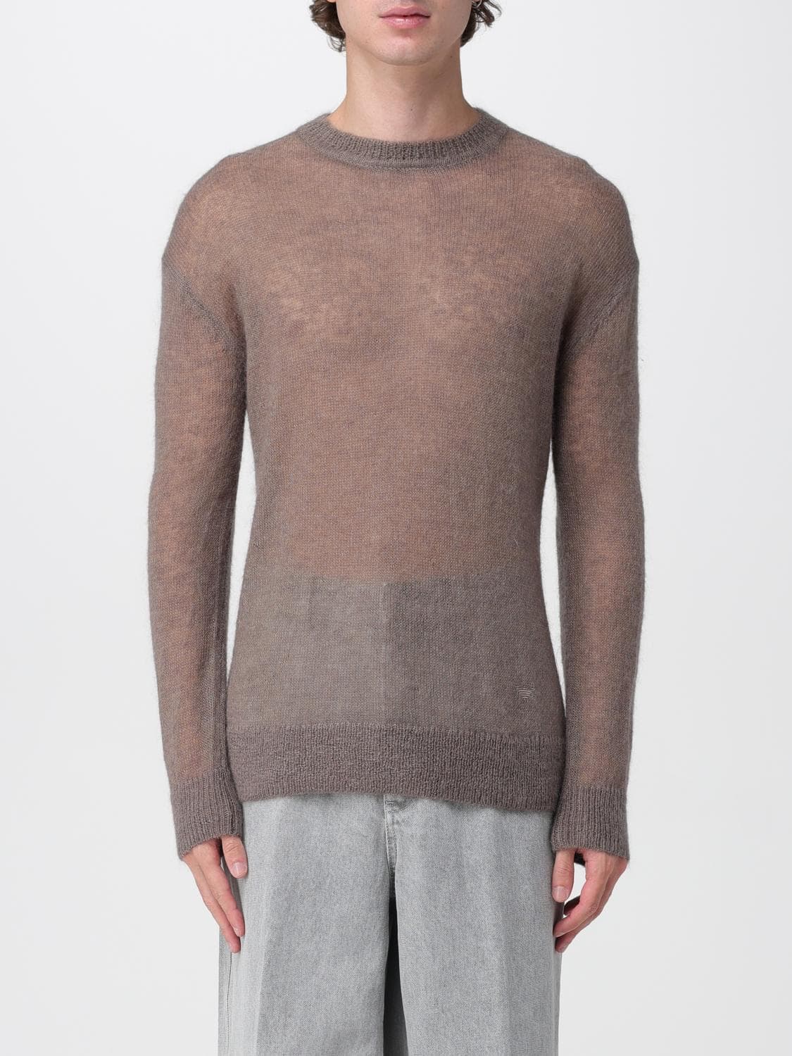 Emporio Armani Sweater Men color Rope · M