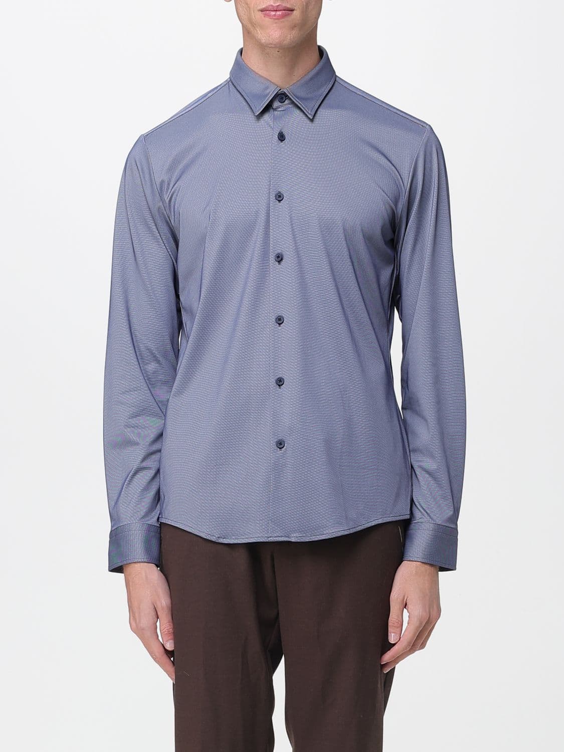 Boss Shirt Men color Blue