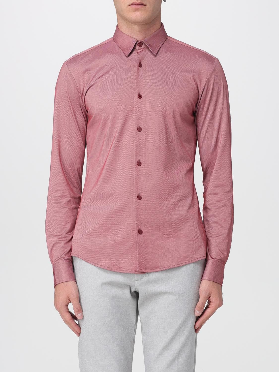 Boss Shirt Men color Red