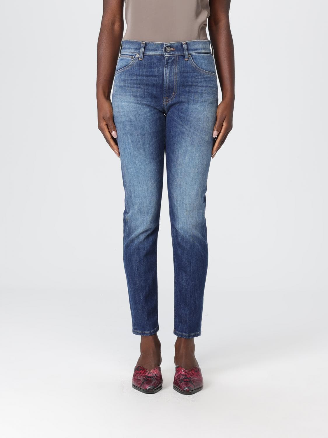 Dondup Jeans Woman color Blue