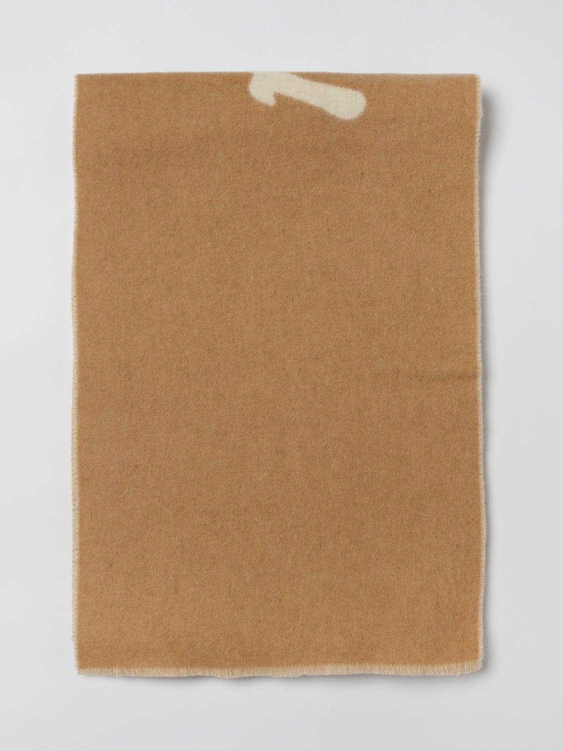 Maison Kitsuné Scarf Men color Camel