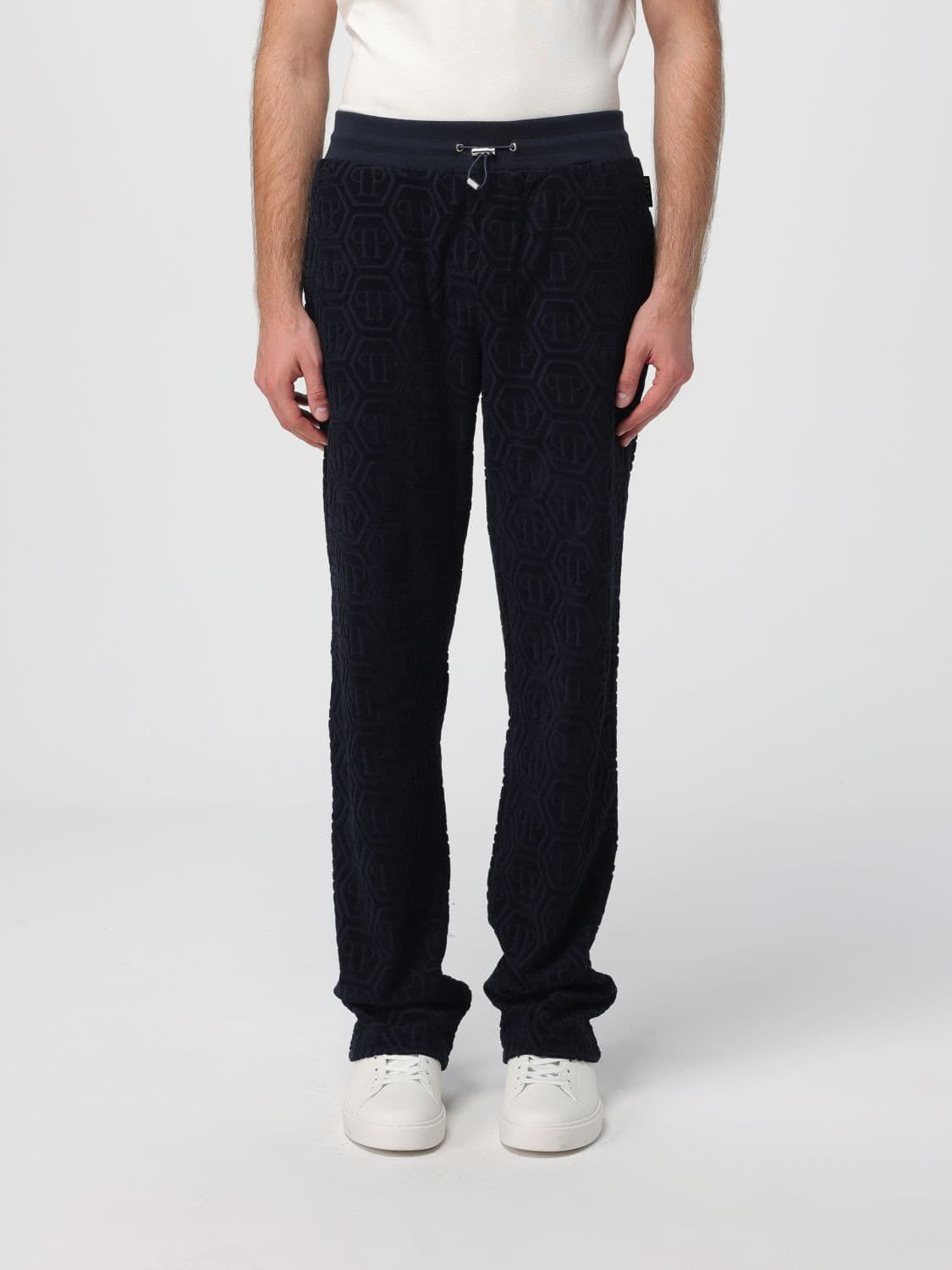 Philipp Plein Pants Men color Blue · 3XL