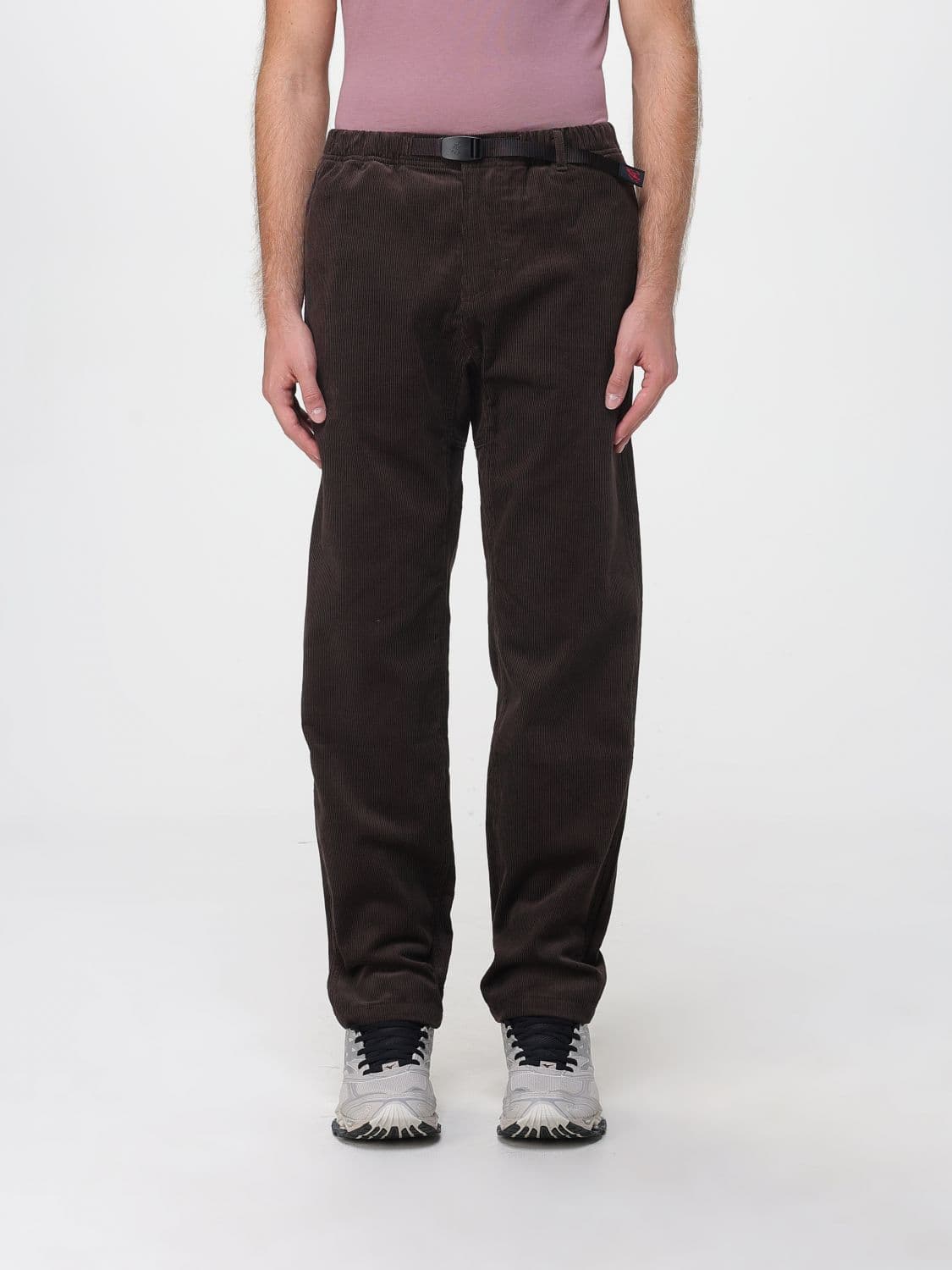 Gramicci Pants Men color Brown