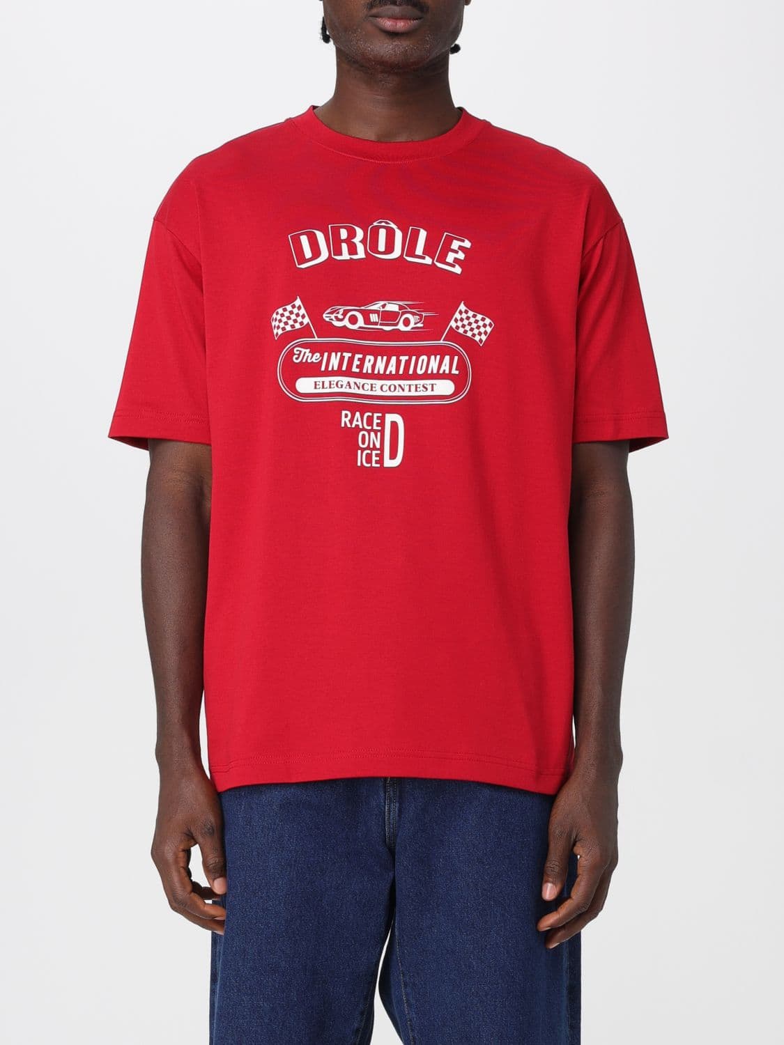 Drôle De Monsieur T-Shirt Men color Red · S