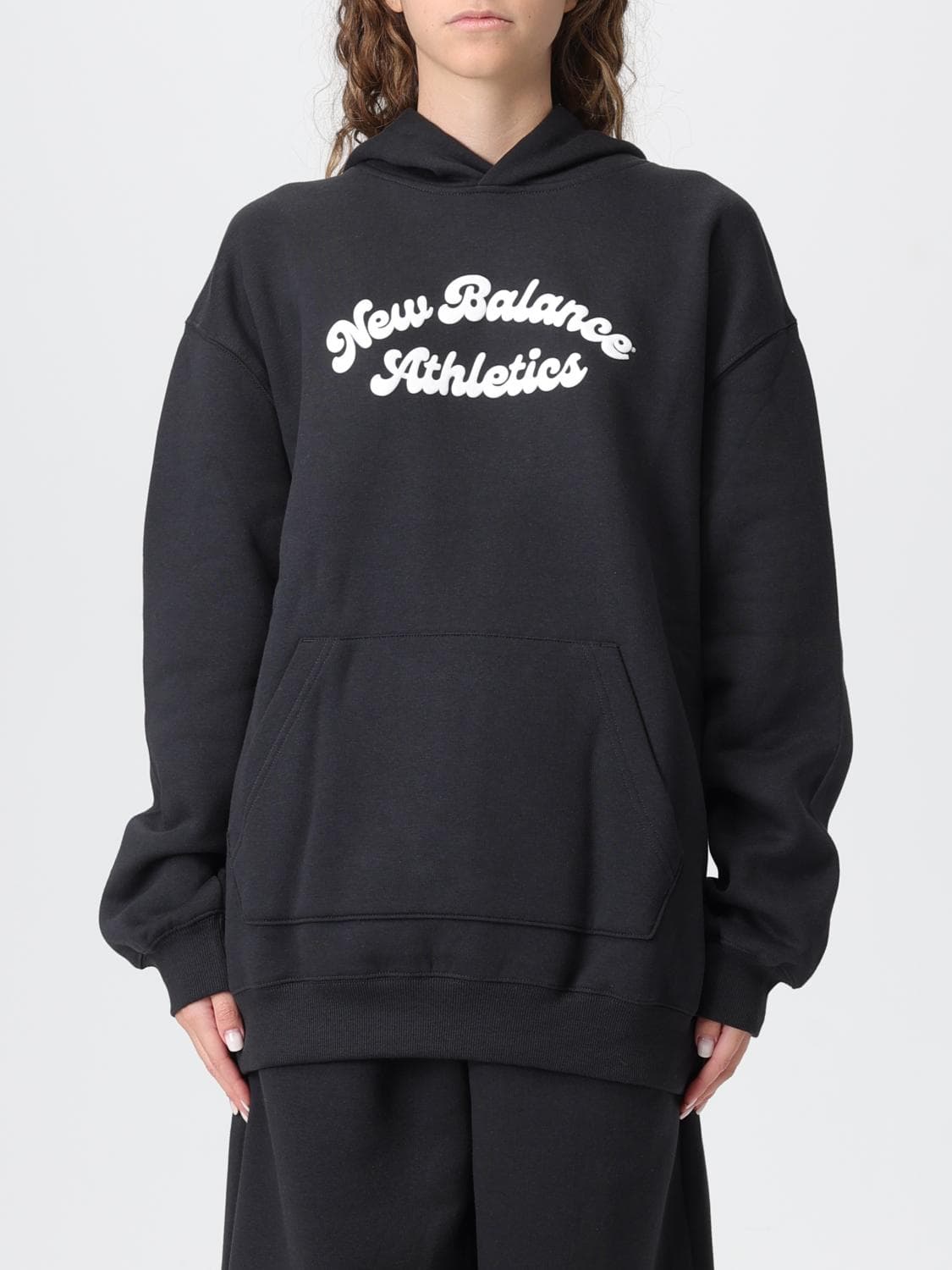 New Balance Sweatshirt Woman color Black · S