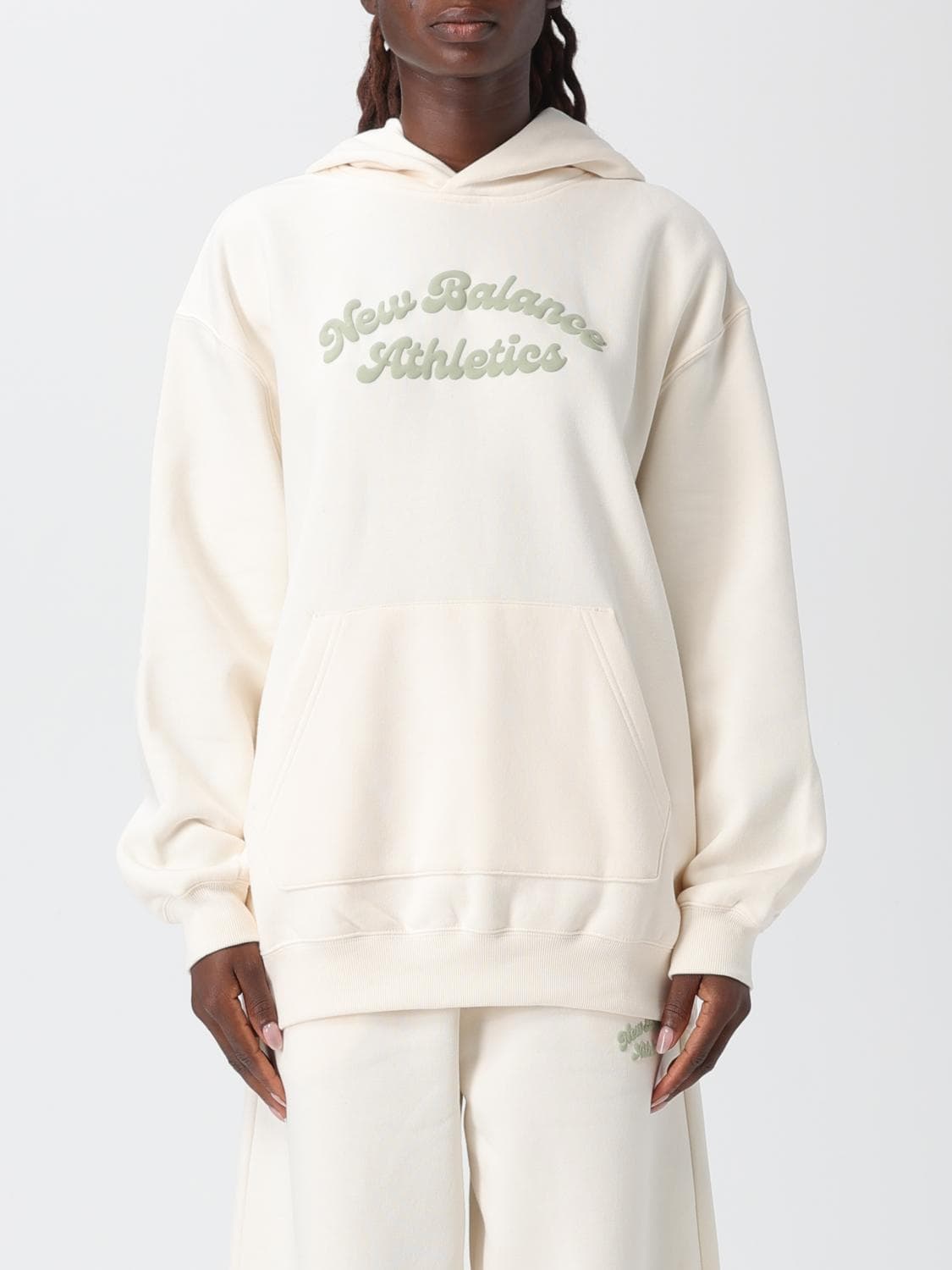 New Balance Sweatshirt Woman color Cream